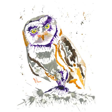 Owl - Unframed