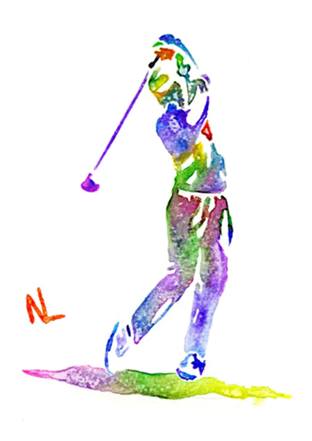 Golf Dad - Unframed Portrait