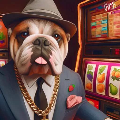 Casino Dog - Unframed Square