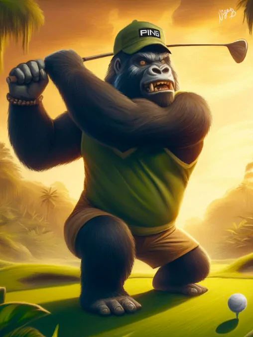 gorilla golfer 1